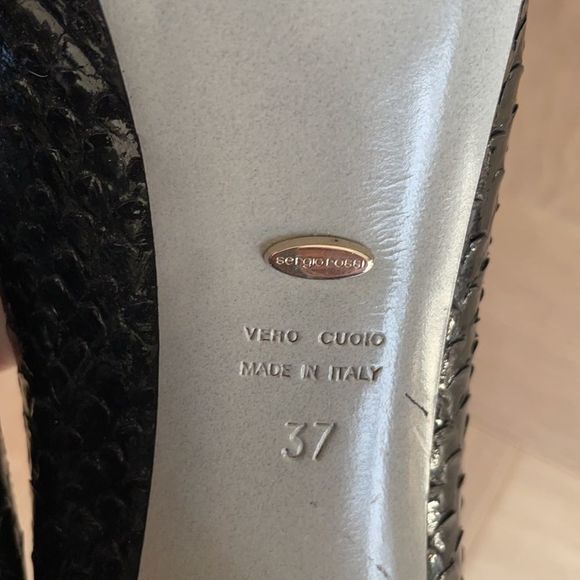 SERGIO ROSSI platform heels | Size 37 EUR - Picture 8 of 11